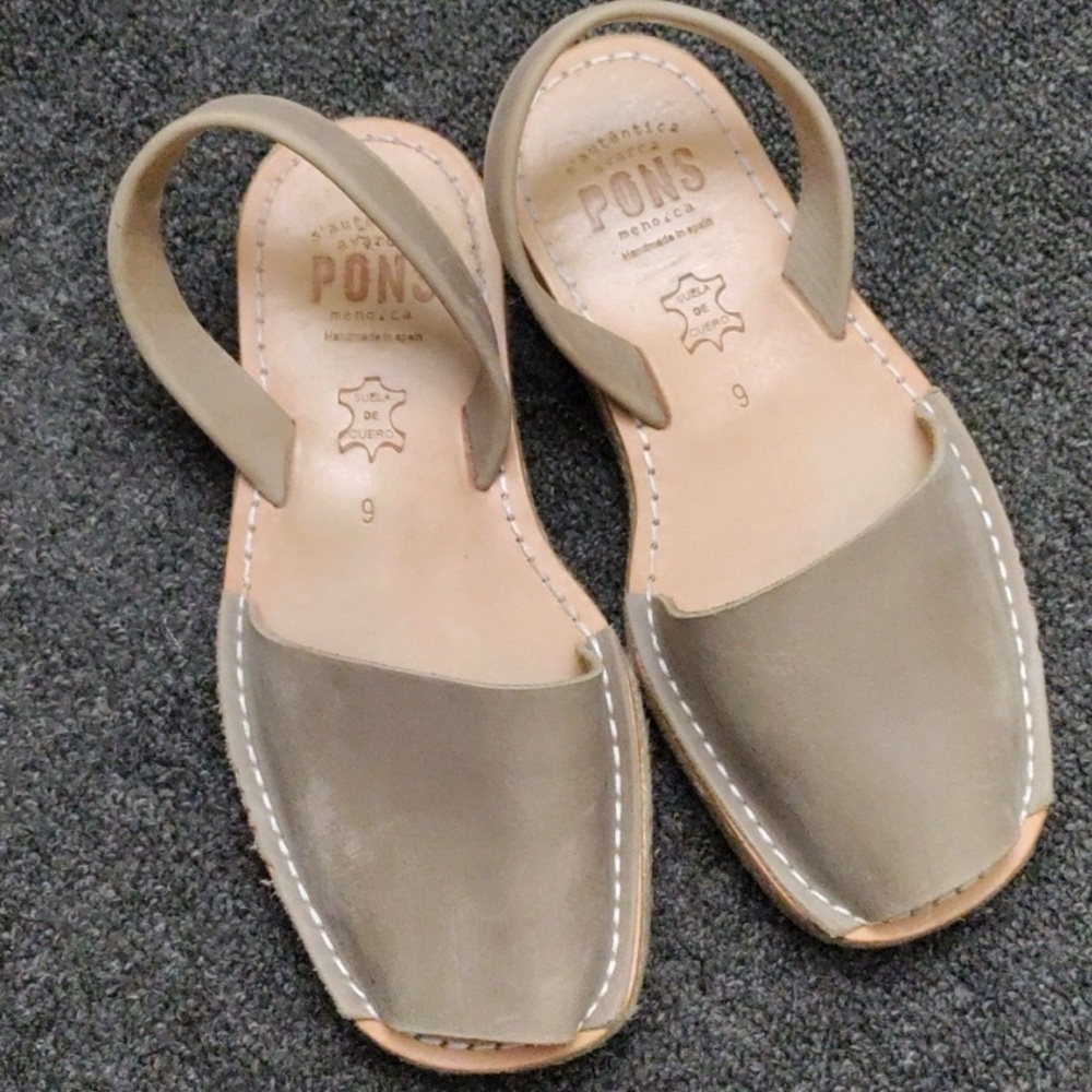 PONS Avarcas Leather Classic Style Sandals